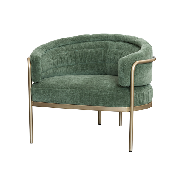 Fotoliu rotund din stofa | model ALFONZO