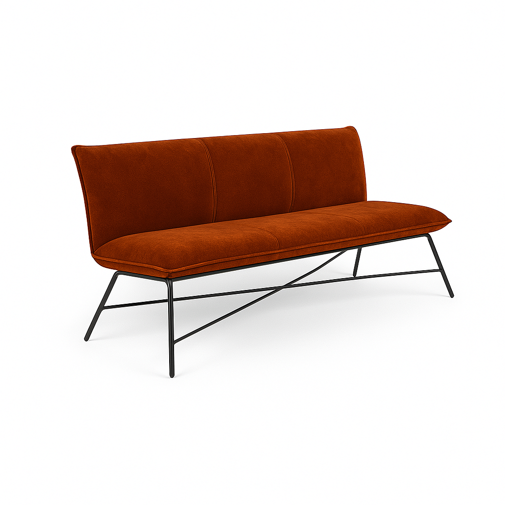 Bancheta catifea PORTOCALIE | model FLIP