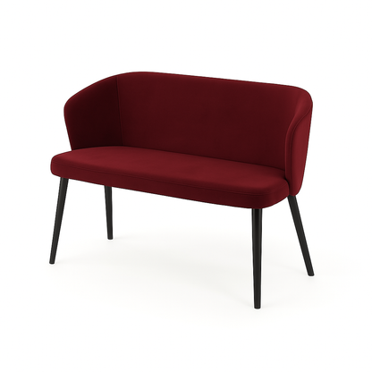 Bancheta catifea BRUNO culoare CARAMIZIU