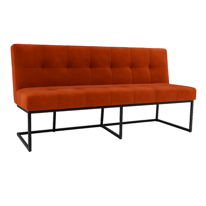 Bancheta catifea  CABALLERO culoare PORTOCALIU