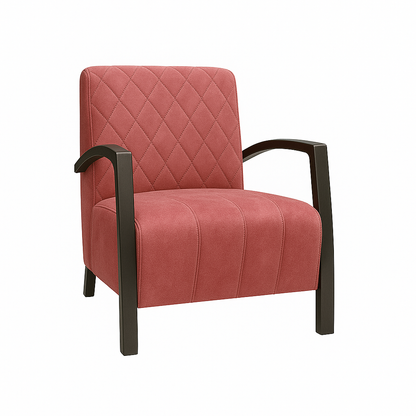 Fotoliu catifea ROZ | model DIAMOND