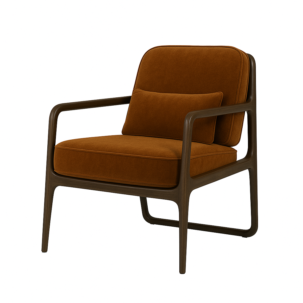 Fotoliu catifea MARO | model EMBERTO