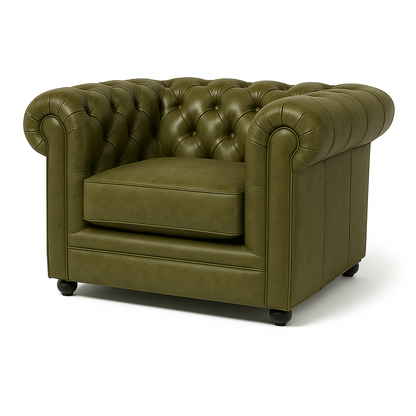 Fotoliu piele VERDE | model CA