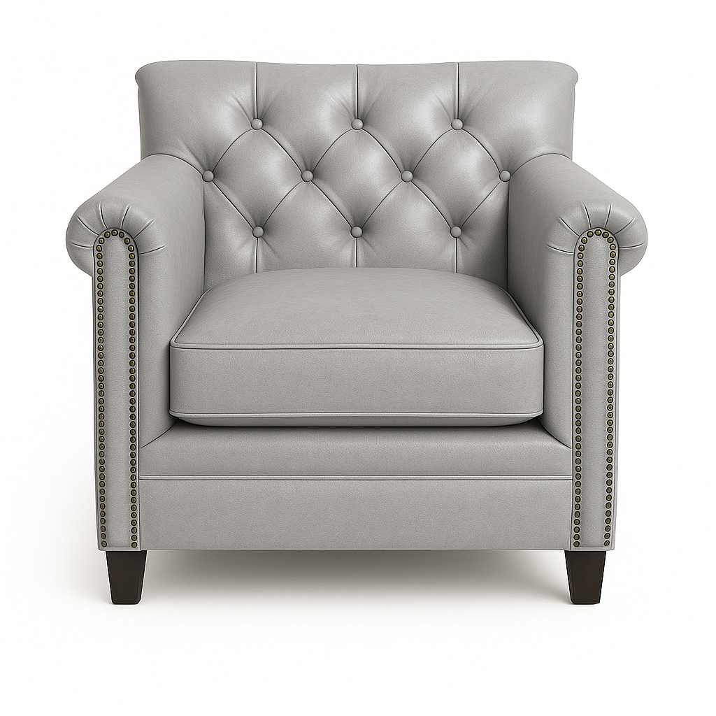 Fotoliu piele GRI | model TAN