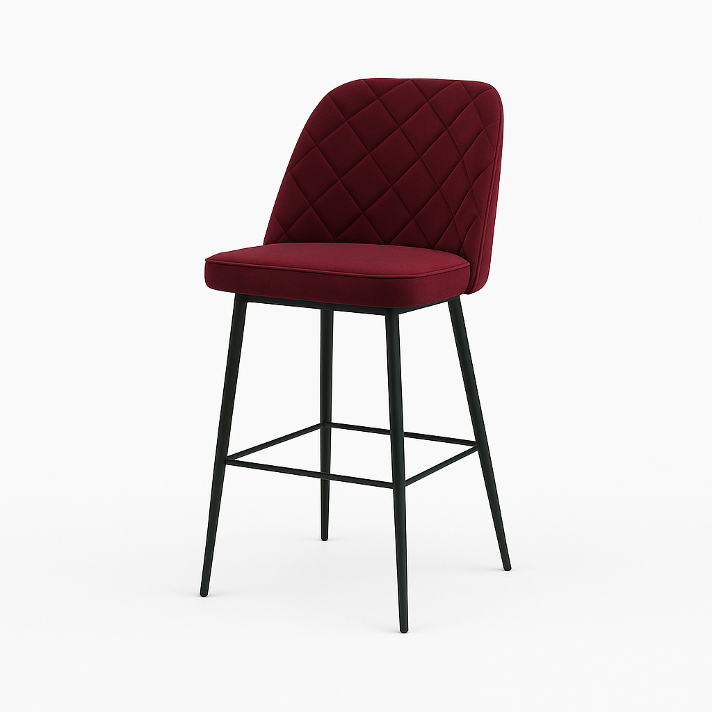Scaun bar catifea | model FOX