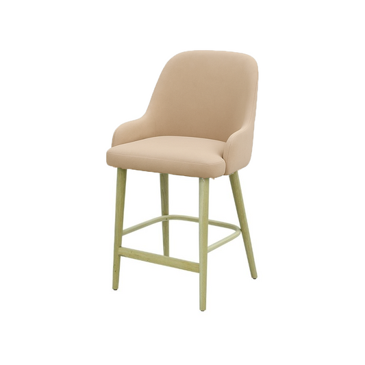 Scaun bar catifea BEJ | model ROCCO