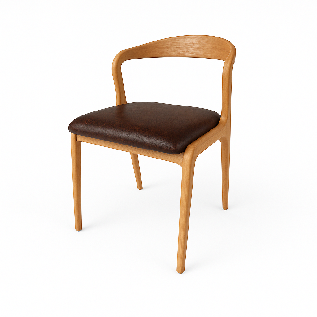 Scaun piele MARO INCHIS | model ELMO NA