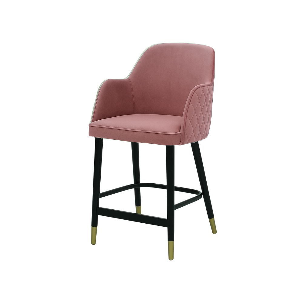 Scaun bar catifea VERDE | model PINO X