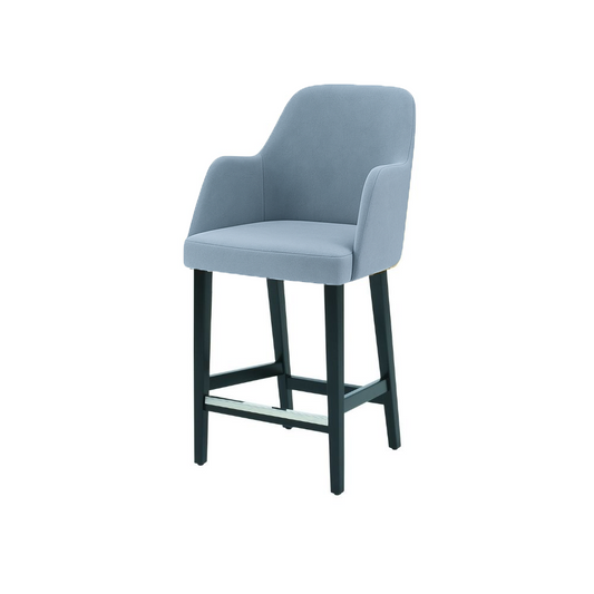 Scaun bar catifea ALBASTRA | model PINO