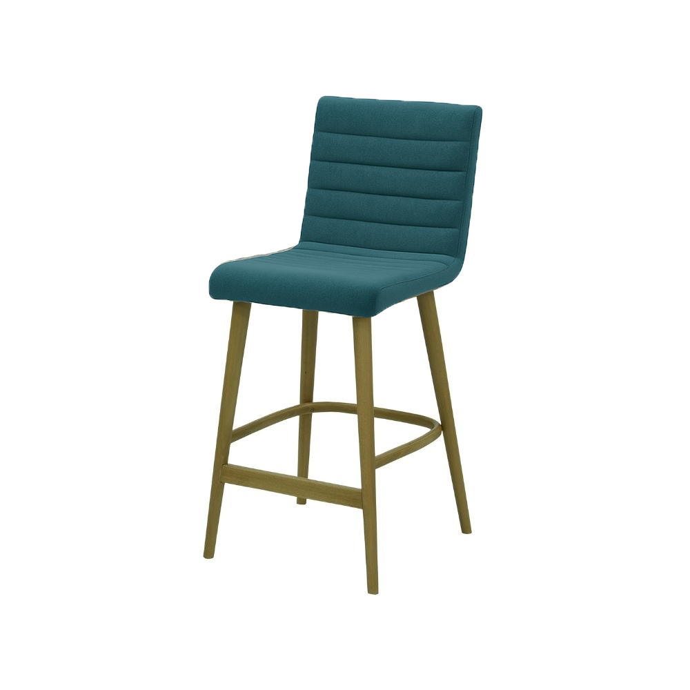 Scaun insula catifea GALBENA | model RIGA