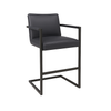 Scaun bar piele GRI | model FLEET