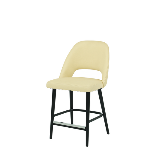 Scaun bar piele BEJ | model GABE