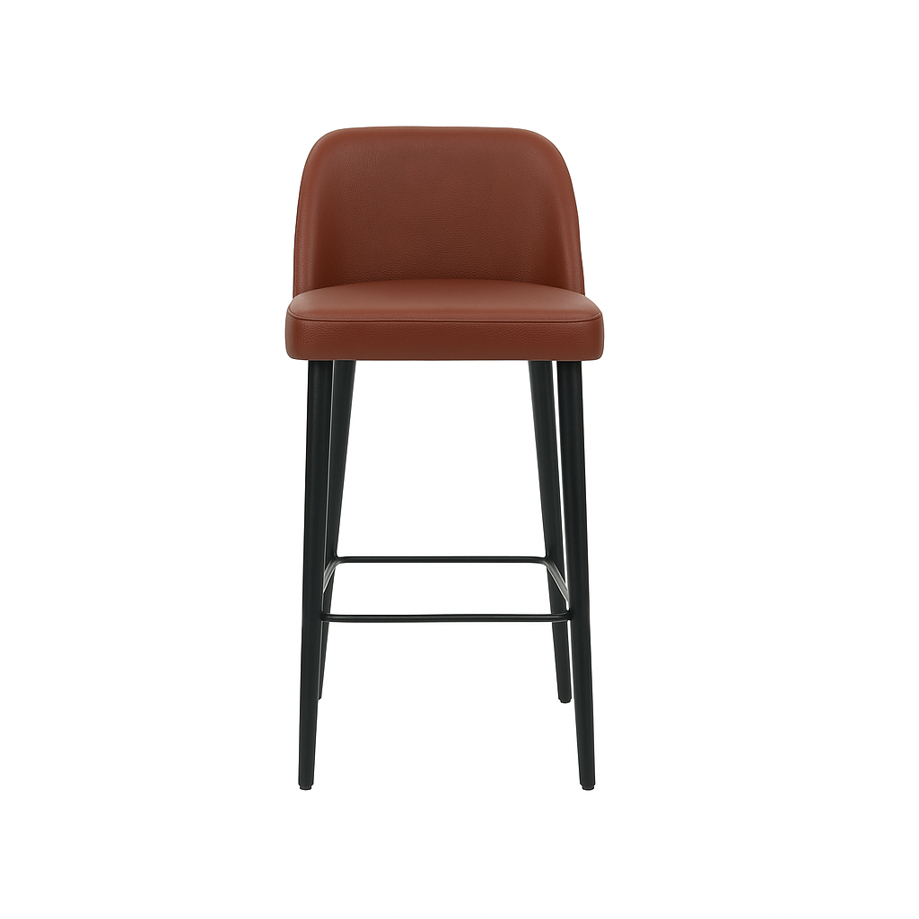 Scaun bar piele VERDE | model IVA