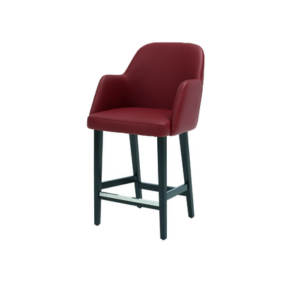 Scaun de bar piele VERDE | model PINO