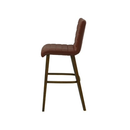Scaun bar piele naturala VERDE | model RIGA