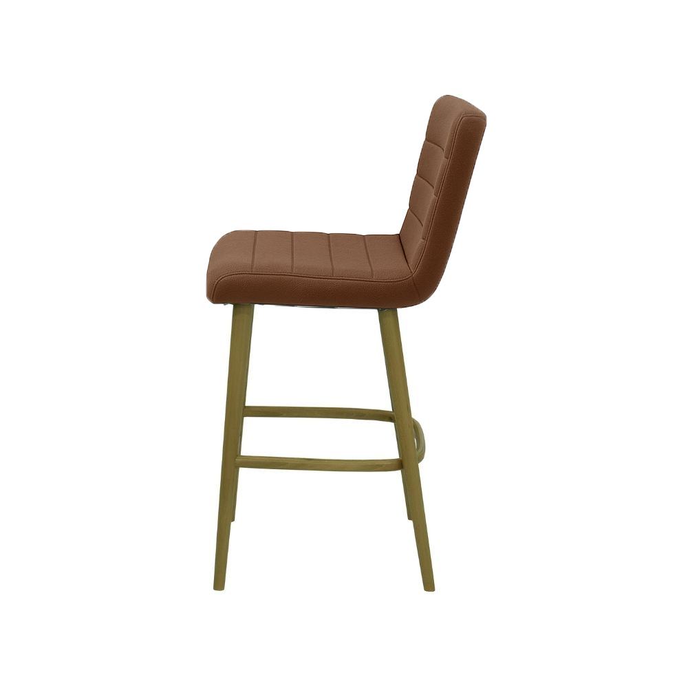 Scaun insula piele naturala BEJ | model RIGA