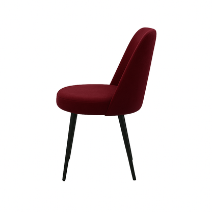 Scaun catifea ROZ | model ELA
