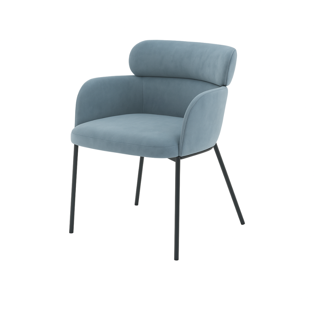 Scaun catifea VERDE | model LENY