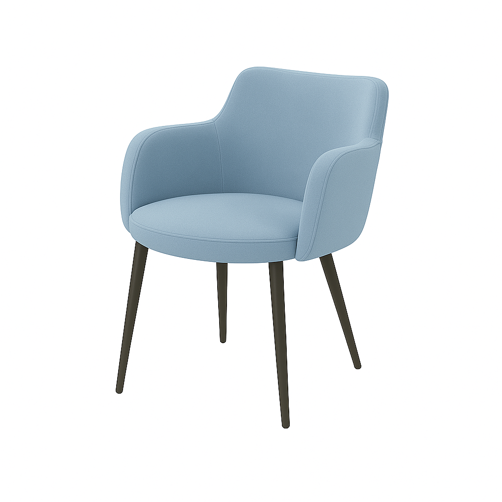 Scaun catifea GALBENA | model PERDIX