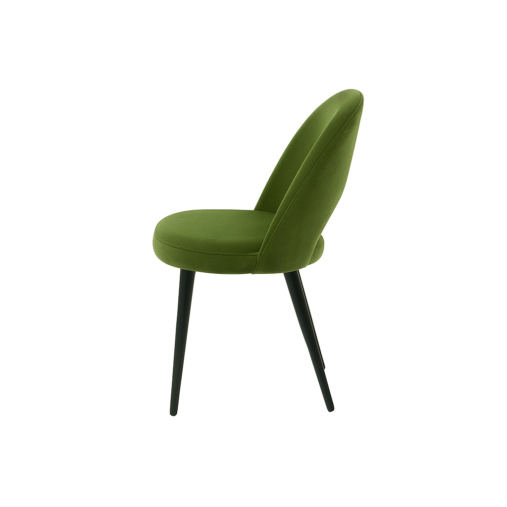 Scaun catifea VERDE | model RON