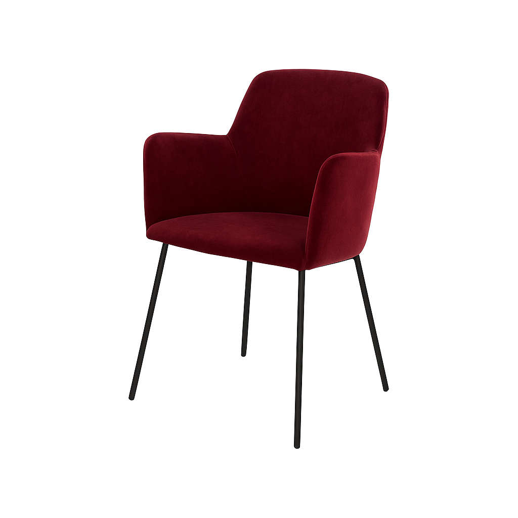 Scaun catifea GALBENA | model SIGMA