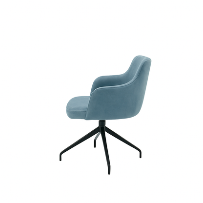 Scaun catifea ALBASTRA | model SOHO