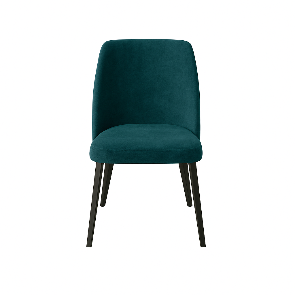 Scaun catifea ALBASTRA | model SOLO