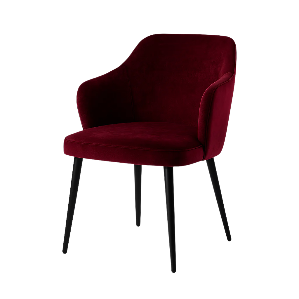 Scaun catifea BORDO | model ZEUS