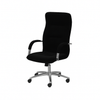 Scaun directorial catifea NEAGRA | model OMEGA P