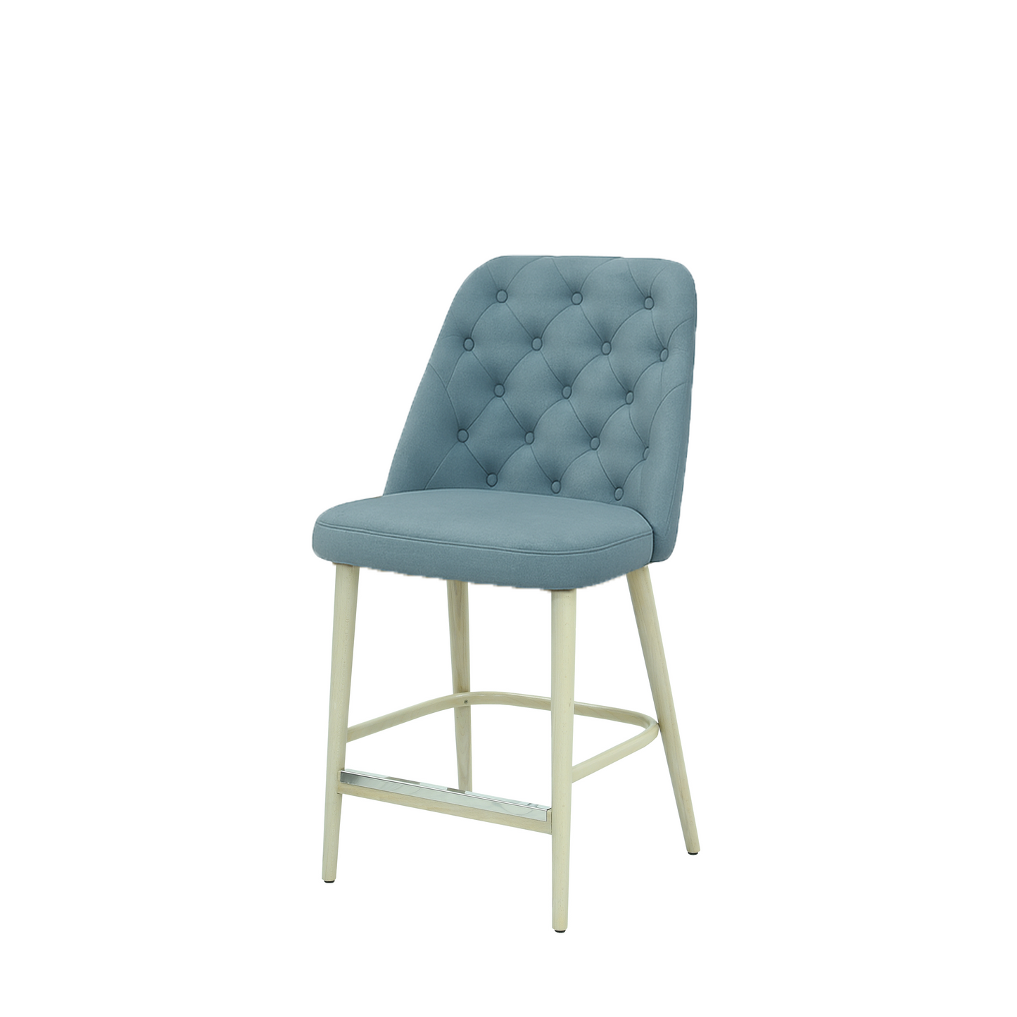 Scaun insula catifea GALBENA | model SCOT