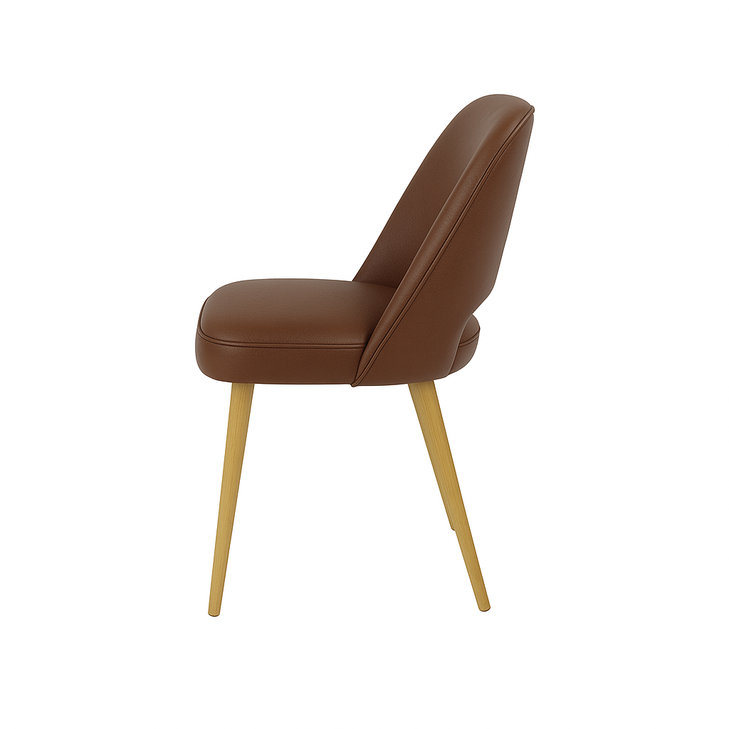 Scaun piele BEJ | model HUGO