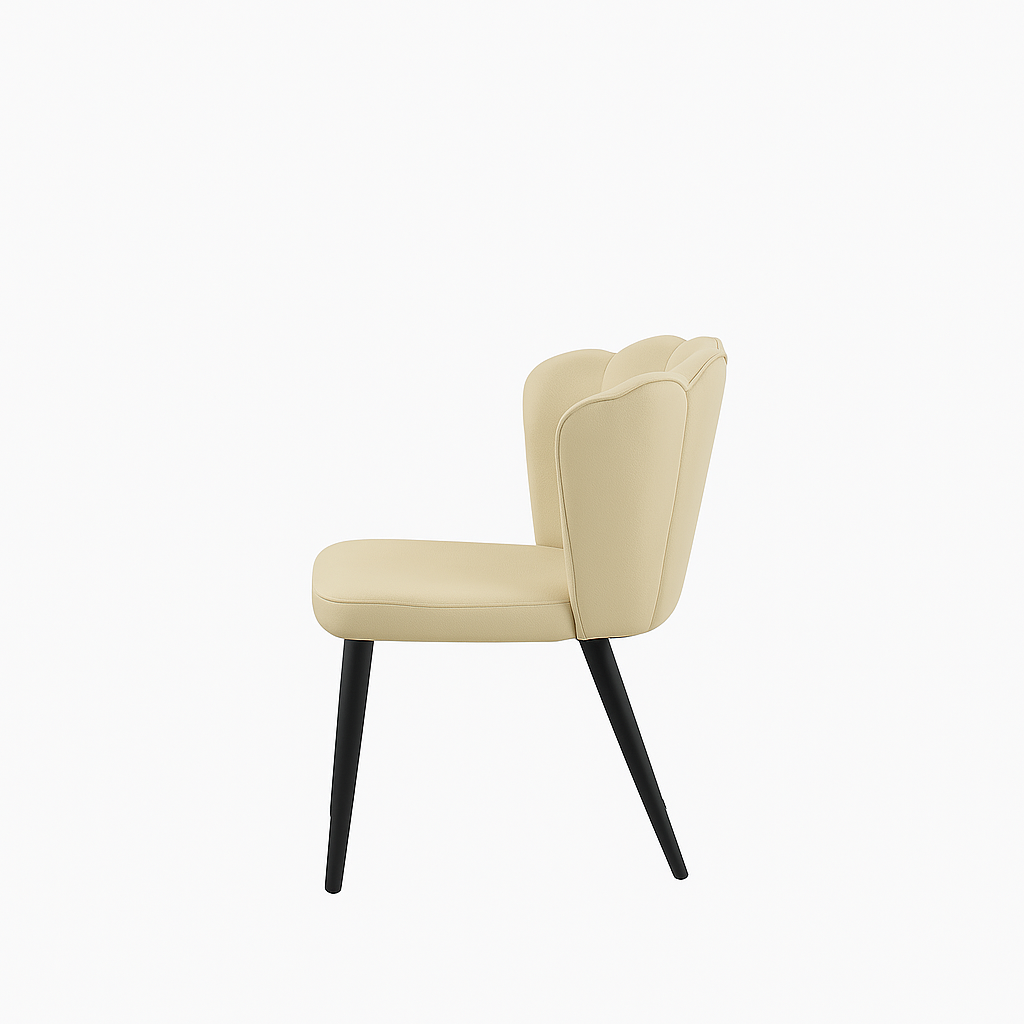 Scaun piele GALBENA | model ARIA