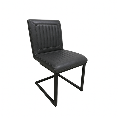 Scaun piele GRI | model INDU BROOKLYN NA