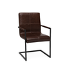 Scaun piele MARO INCHIS model INDU QUADRANT