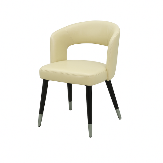 Scaun piele BEJ | model SANDY